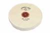 Finex Muslin Buffing Wheels (12) <br> 5 x 54 Ply Loose 1 Row Stitched <br> Leather Center